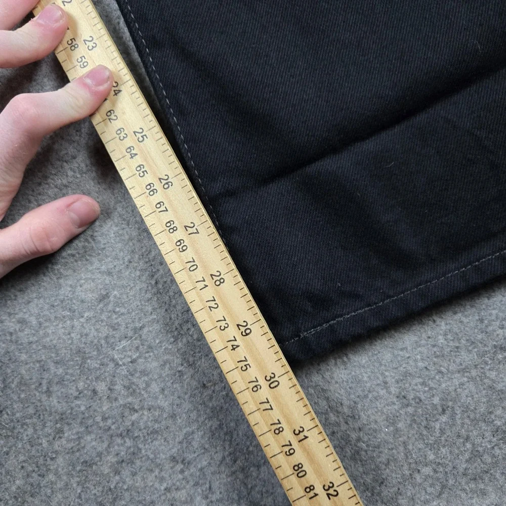 Levi's 501 Original Jeans Mens 38x30 Black Straight Leg Denim Button Fly NWT